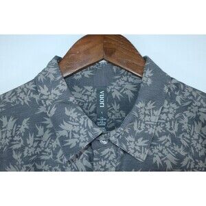 Vuori Bridge Button Down Shiitake Polo Golf Shirt Large NWOT The Madison Club